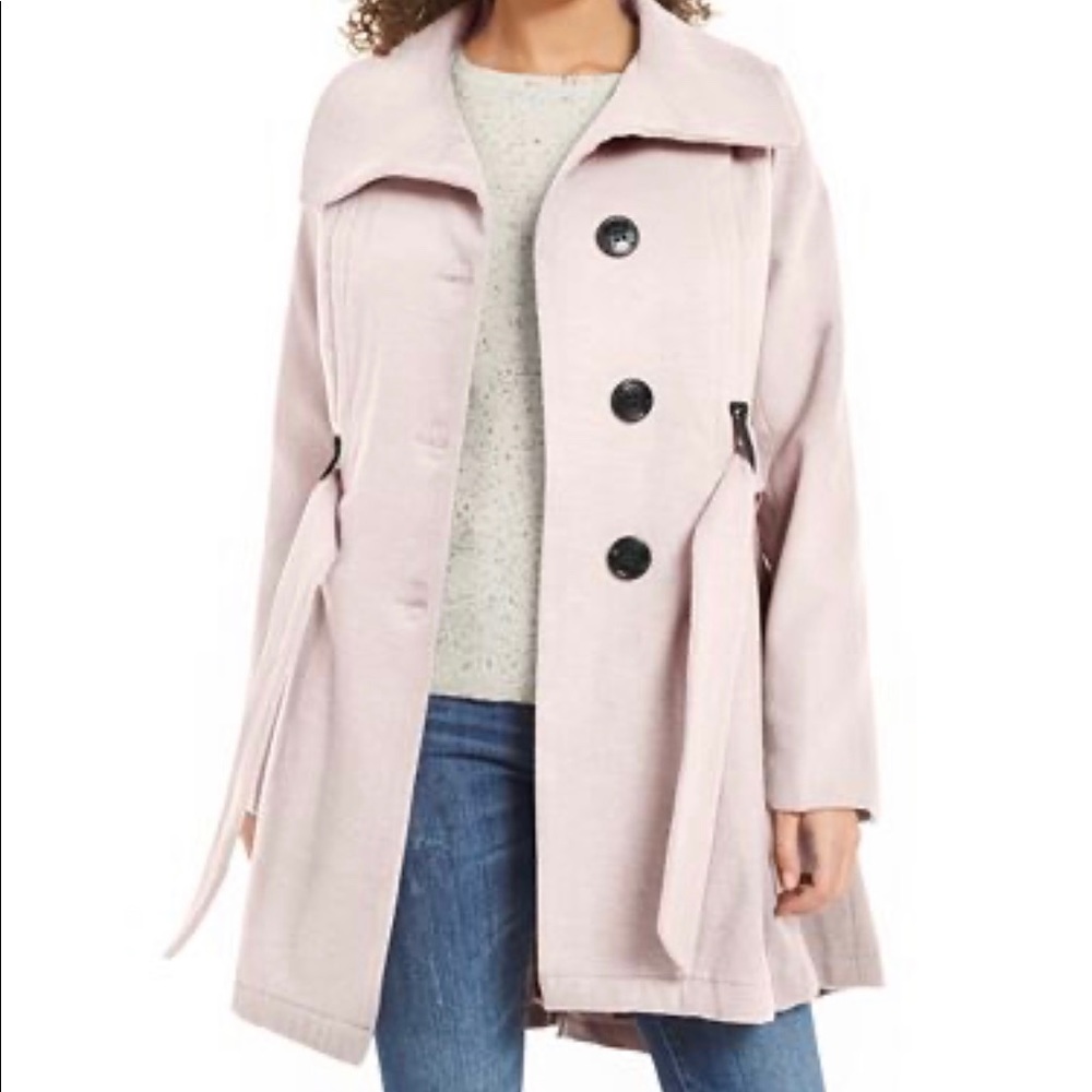 Steve Madden Belted Blush Peacoat